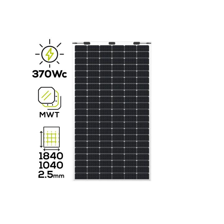 Flexible solar panel 370 Wp Flex MWT Series — vue 6