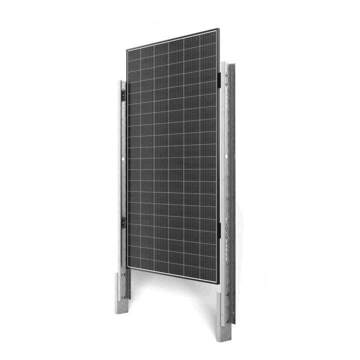 Clôture solaire WS-A10P - Système de fixation au sol vertical