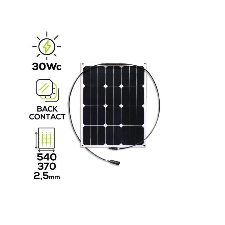 Panneau solaire 12V MX FLEX 30Wc Back Contact