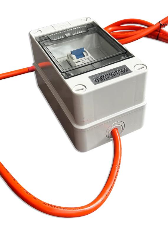 Doos met automatische zekering Pylontech 125A DC 250V
