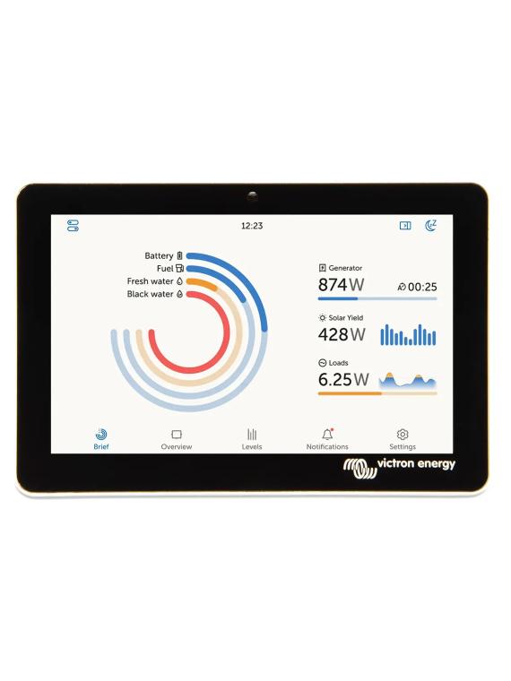 Victron Energy GX Touch 50 en 70 touchscreen met hoge resolutie voor Cerbo GX