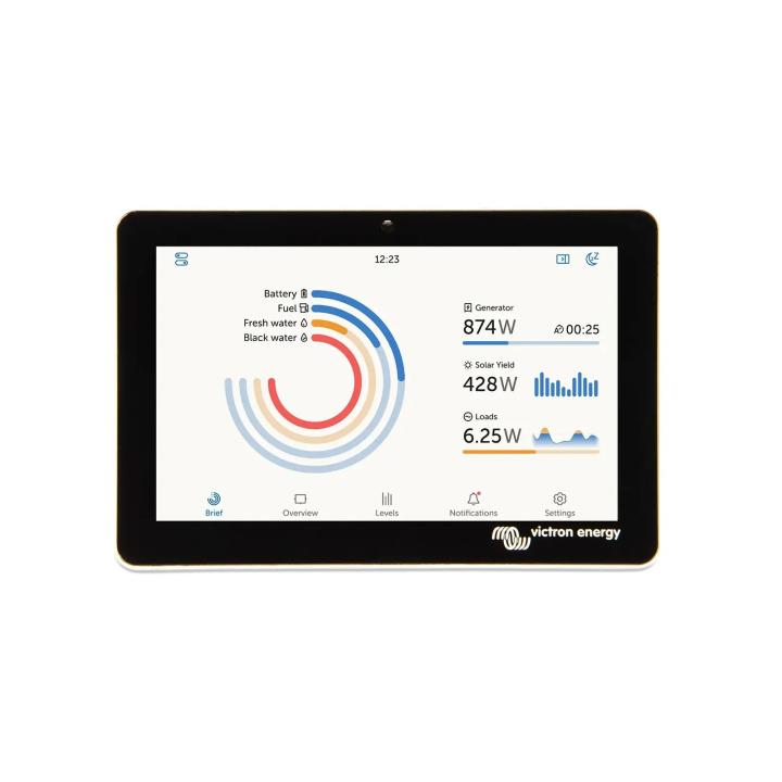 Victron Energy GX Touch 50 en 70 touchscreen met hoge resolutie voor Cerbo GX