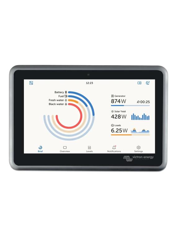 Victron Energy Ekrano GX high-resolution touchscreen monitoring system