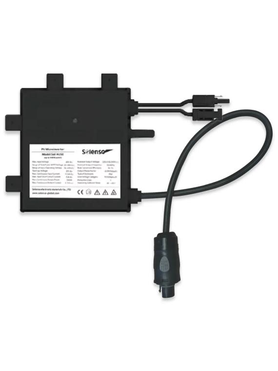 1-panel balcony solar kit - plug-in connection