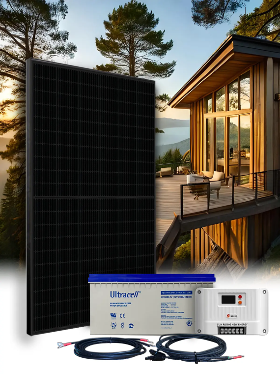 Kit Solar Autónomo 12V – Batería Plomo