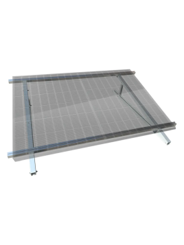 Kit de fixation au sol aluminium – inclinaison 13° – paysage