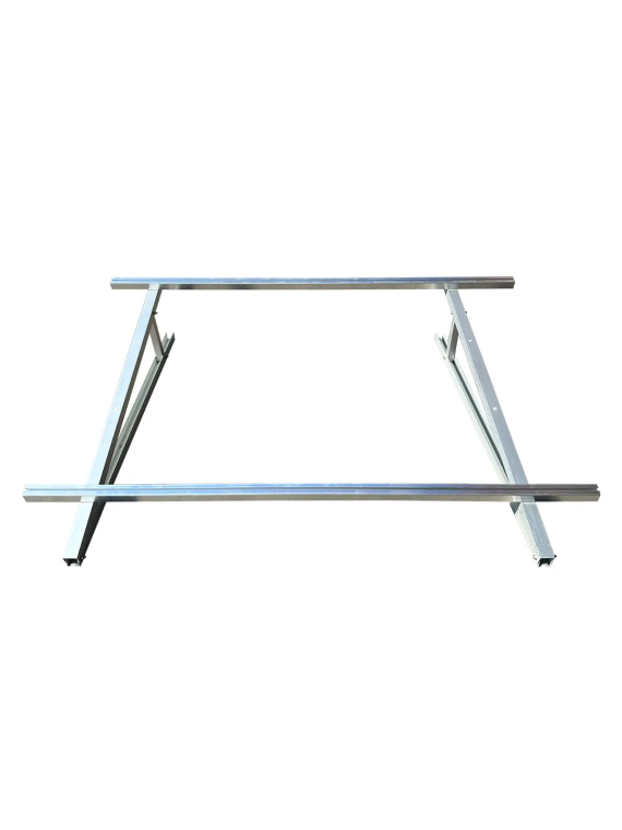 Kit de aluminio para montaje en el suelo - 13° de inclinación - horizontal — vue 3