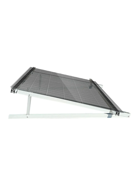 Kit de aluminio para montaje en el suelo - 13° de inclinación - horizontal — vue 8