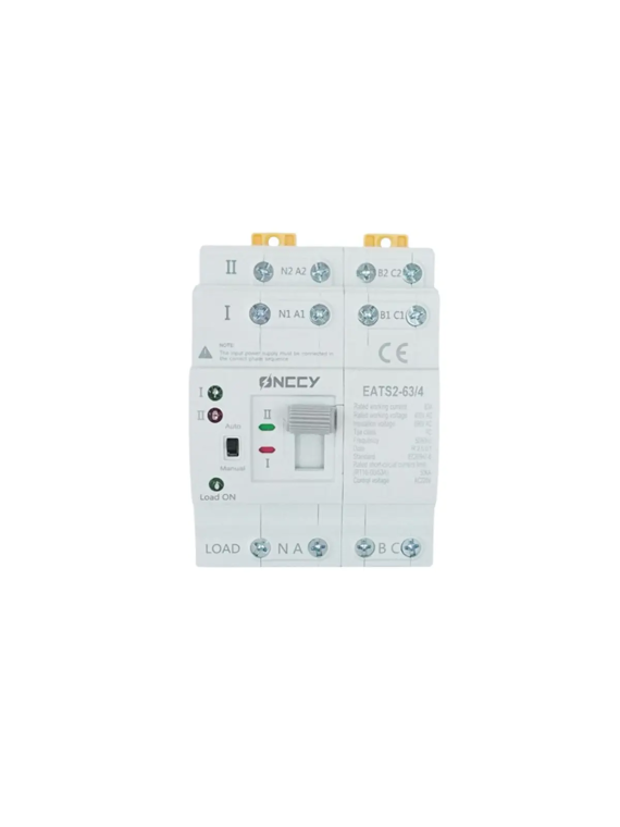 Commutateur de transfert automatique ONCCY EATS2 4P 63 A – double alimentation