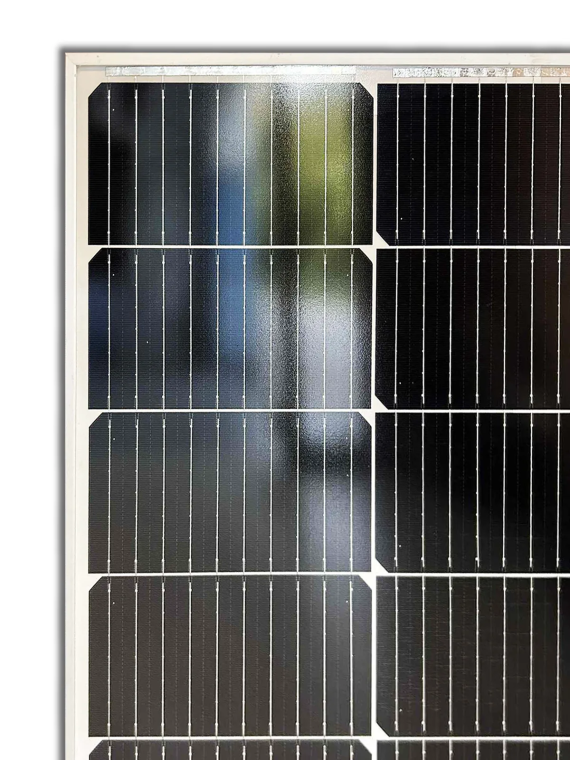 100Wp Monocrystalline Solar Panel – Model AST100-17M — vue 4