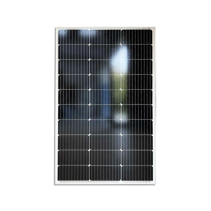 100Wp monokristallijn zonnepaneel – Model AST100-17M — vue 3