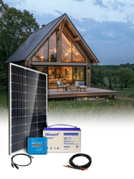 Zonnepaneel Kit Autonoom 100 Wp – 12V – Batterij