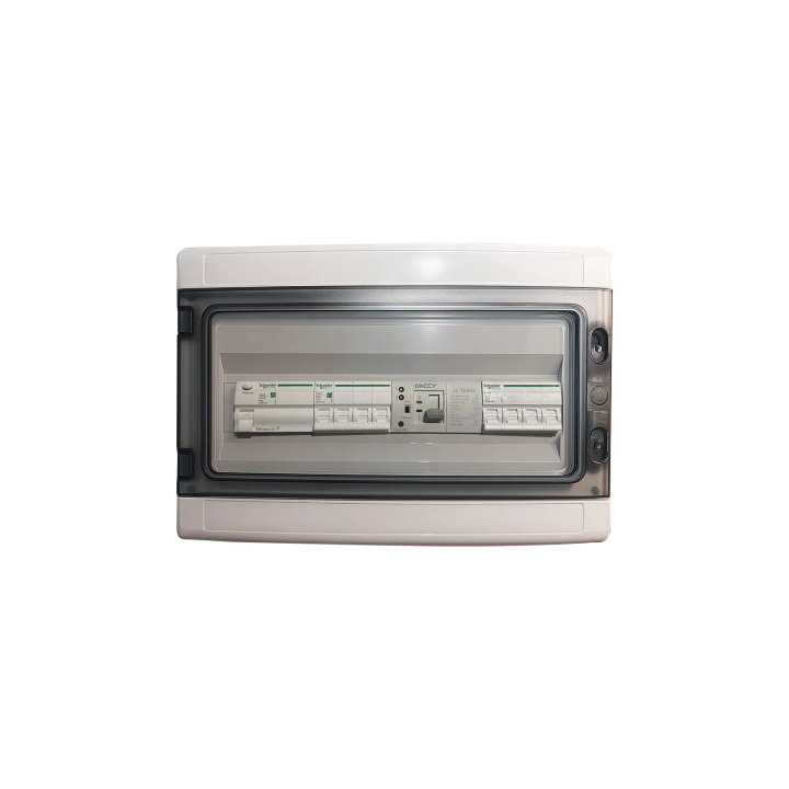 Driepolige omkeerschakelaar 400V 16A met stopcontact