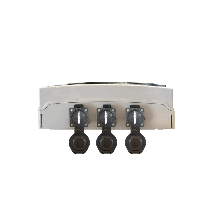 Driepolige omkeerschakelaar 400V 16A met stopcontact — vue 2