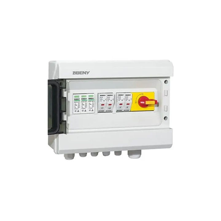 ZJBENY DC dubbele 2-input, 1-output 1000V 32A overspanningsbeveiliging kast — vue 4