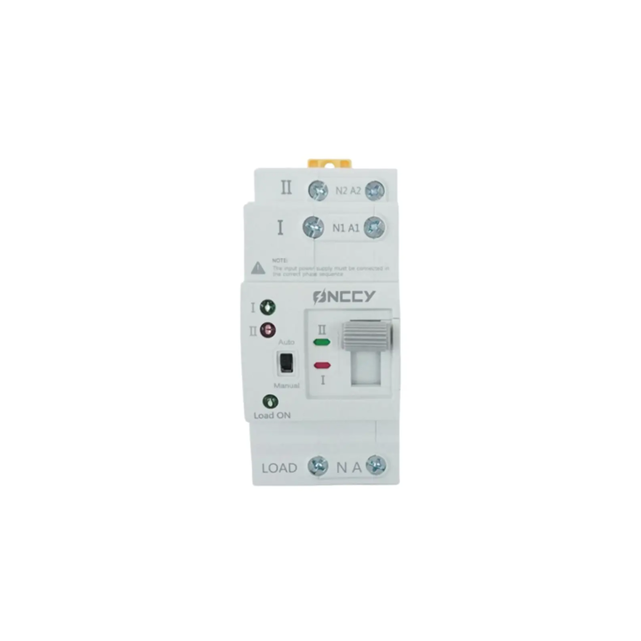 Automatische omvormer ONCCY EATS2 2P 63A – Betrouwbare dubbele voeding — vue 2