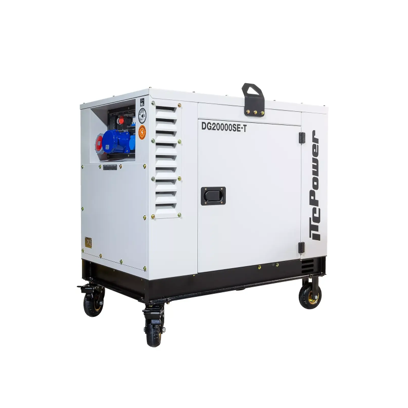 Groupe électrogène ITC Power bi-tension 20kVa Diesel 230V/400V Insonorisé DG20000SE-T