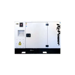 Dieselgenerator 14 kVA, 1500 tpm, vol vermogen, 230 V/400 V, geluidsgedempt, ITC Power DG14KSE