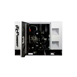 Dieselgenerator 14 kVA, 1500 tpm, vol vermogen, 230 V/400 V, geluidsgedempt, ITC Power DG14KSE — vue 2