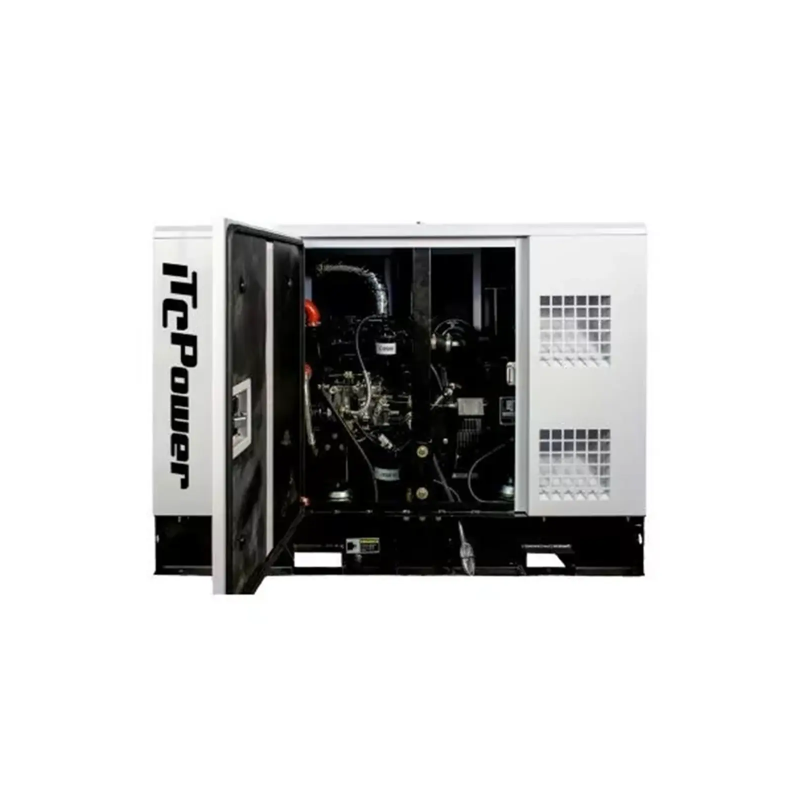 Schallgedämmtes 14-kVA-Dieselaggregat, 1500 U/min, Volllast, 230 V/400 V, ITC Power DG14KSE — vue 2