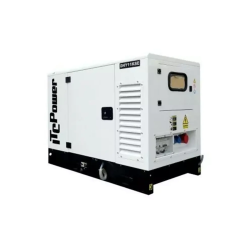 Generador diésel de 14 kVA, 1500 rpm, potencia máxima, 230 V/400 V, insonorizado, ITC Power DG14KSE — vue 3