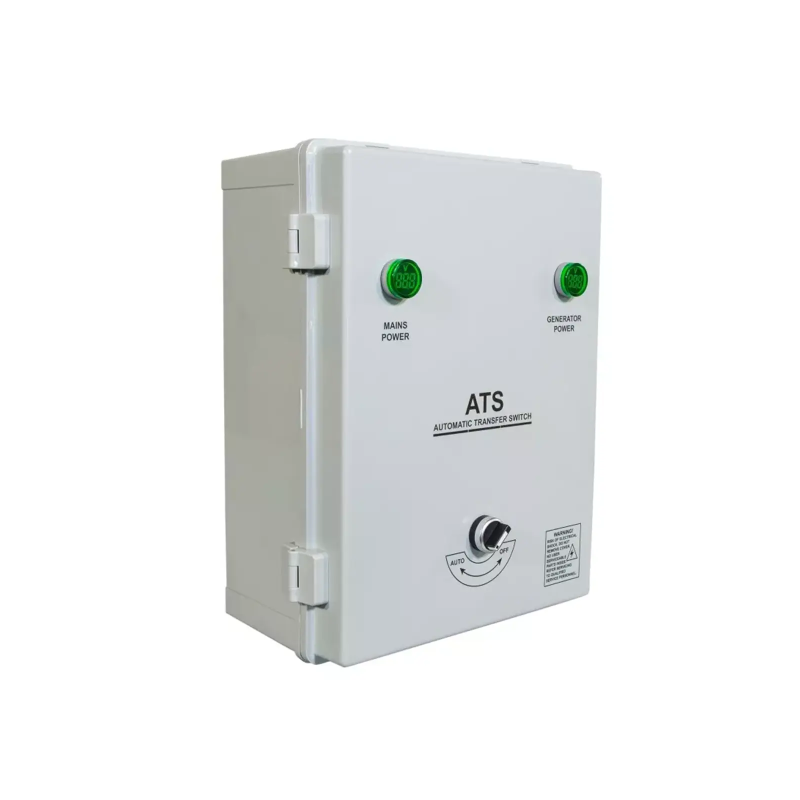 Kompak - ATS-Gehäuse 230V Einphasig 50A (10kW) - Automatischer Transfer — vue 2