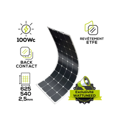 Panneau solaire 12V MX FLEX PROTECT 100Wc