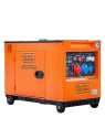 Black+Decker Diesel Generator 7,9kVA Vol vermogen 230V/400V Geluidgedempt BXGND7900E