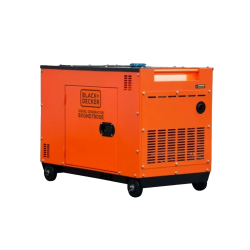 Black+Decker Diesel Generator 7,9kVA Vol vermogen 230V/400V Geluidgedempt BXGND7900E