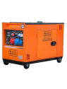 Black+Decker Diesel Generator 7,9kVA Full Power 230V/400V Soundproof BXGND7900E