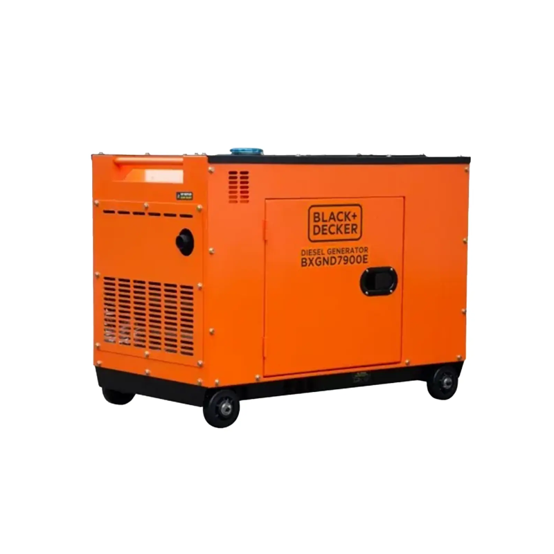 Black+Decker Diesel Generator 7,9kVA Vol vermogen 230V/400V Geluidgedempt BXGND7900E