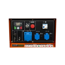 Black+Decker Generador Diesel 6,3kVA Full Power 230V Insonorizado BXGND6300E