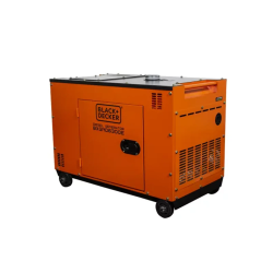 Groupe Électrogène Diesel Black+Decker 6,3kVA Full Power 230V Insonorisé BXGND6300E