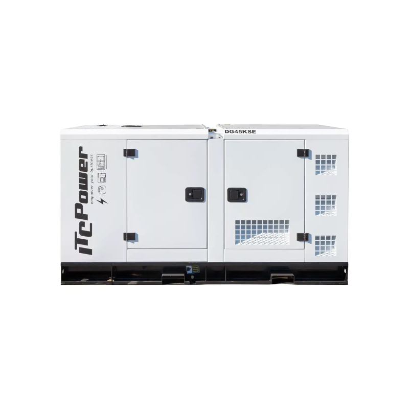 Schallgedämmtes Dieselaggregat 44 kVA, 1500 U/min, Volllast, 230 V/400 V, ITC Power DG45KSE