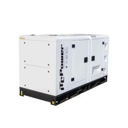 Generador diésel de 44 kVA, 1500 rpm, potencia máxima, 230 V/400 V, insonorizado, ITC Power DG45KSE — vue 3