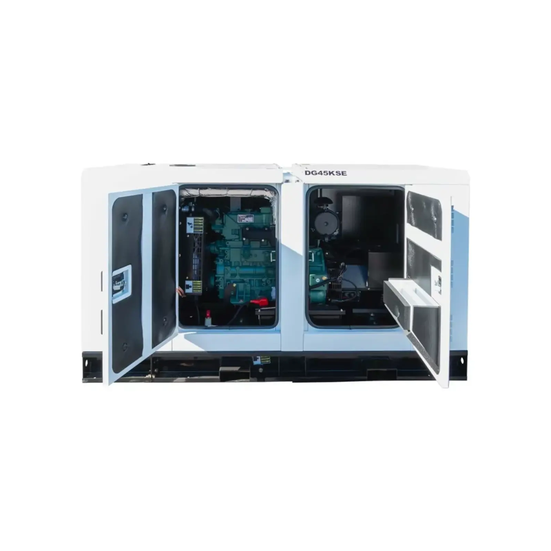 Dieselgenerator 44 kVA, 1500 tpm, vol vermogen, 230 V/400 V, geluidsgedempt, ITC Power DG45KSE — vue 6