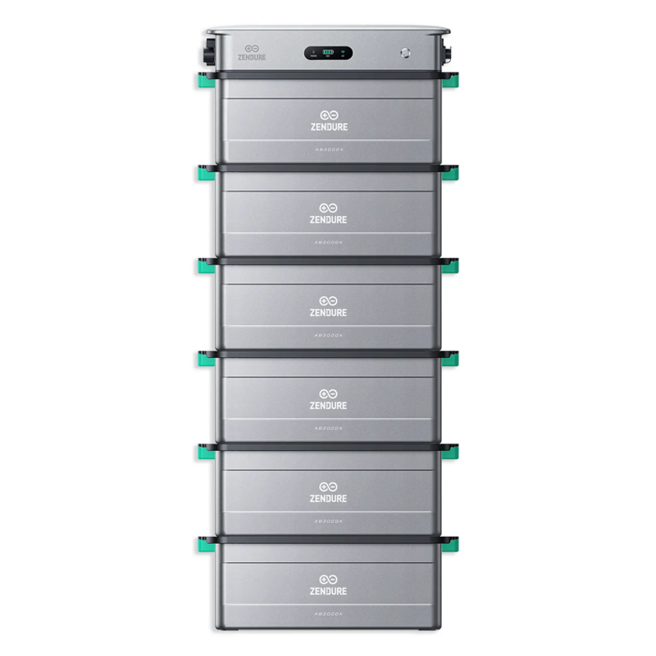Kit de almacenamiento CA - Batería de litio Zendure ZDSF2400AC + AB3000X - 60 Ah 48 V LiFePO₄ 2880 Wh 2400 W — vue 6