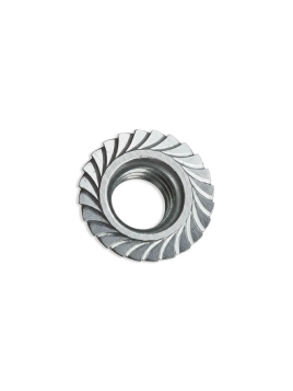 Tuerca hexagonal con base dentada DIN 6923 M10 - Acero inoxidable A2 - 1 pieza