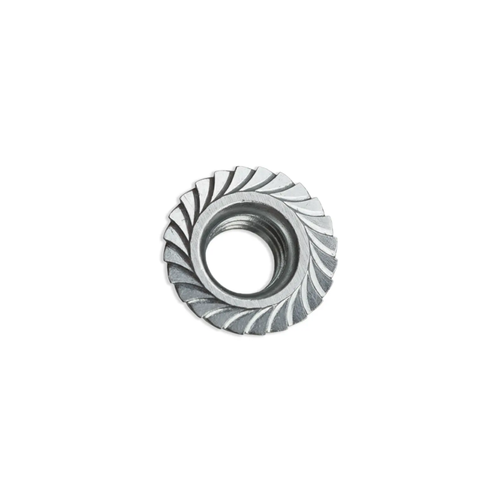 Écrou hexagonal à embase crantée DIN 6923 M10 – Inox A2 – 1 pièce