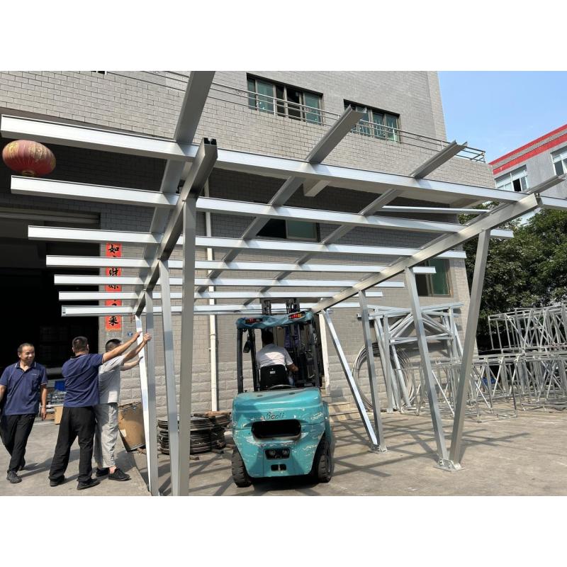 Complete sealing system for solar carport structures — vue 11
