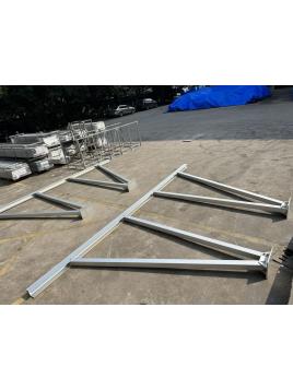 Aluminium fotovoltaïsche carport voor 15 panelen (alleen structuur) — vue 6
