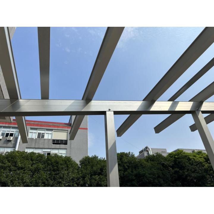 Aluminium fotovoltaïsche carport voor 15 panelen (alleen structuur) — vue 7