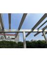 Carport fotovoltaico de aluminio para 15 paneles (solo estructura) — vue 7