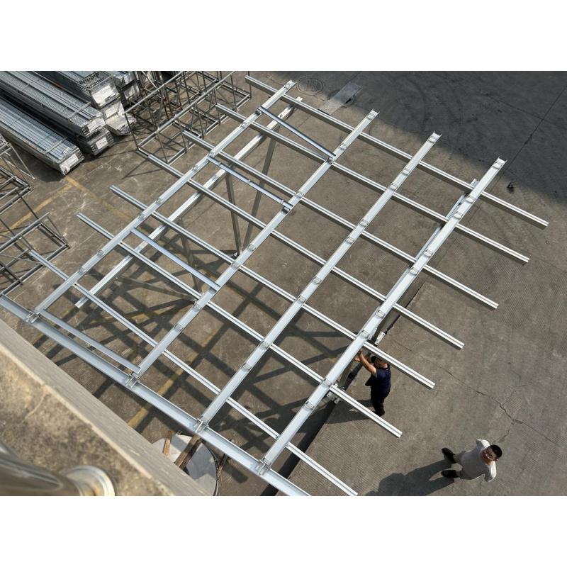 Carport photovoltaïque aluminium pour 15 panneaux (structure seule) — vue 10