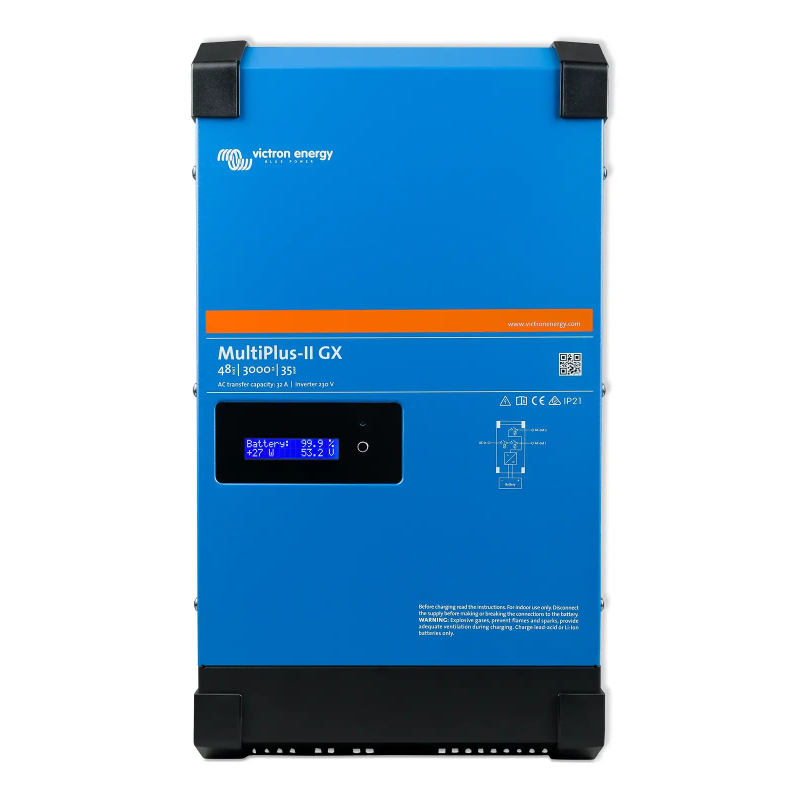 Omvormer Pakket Mono 3 kW – Batterij 4,80 kWh – Victron — vue 3