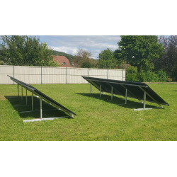 Bevestigingsset voor montage op grondconstructie voor zonnepanelen van 160 cm tot 178 cm