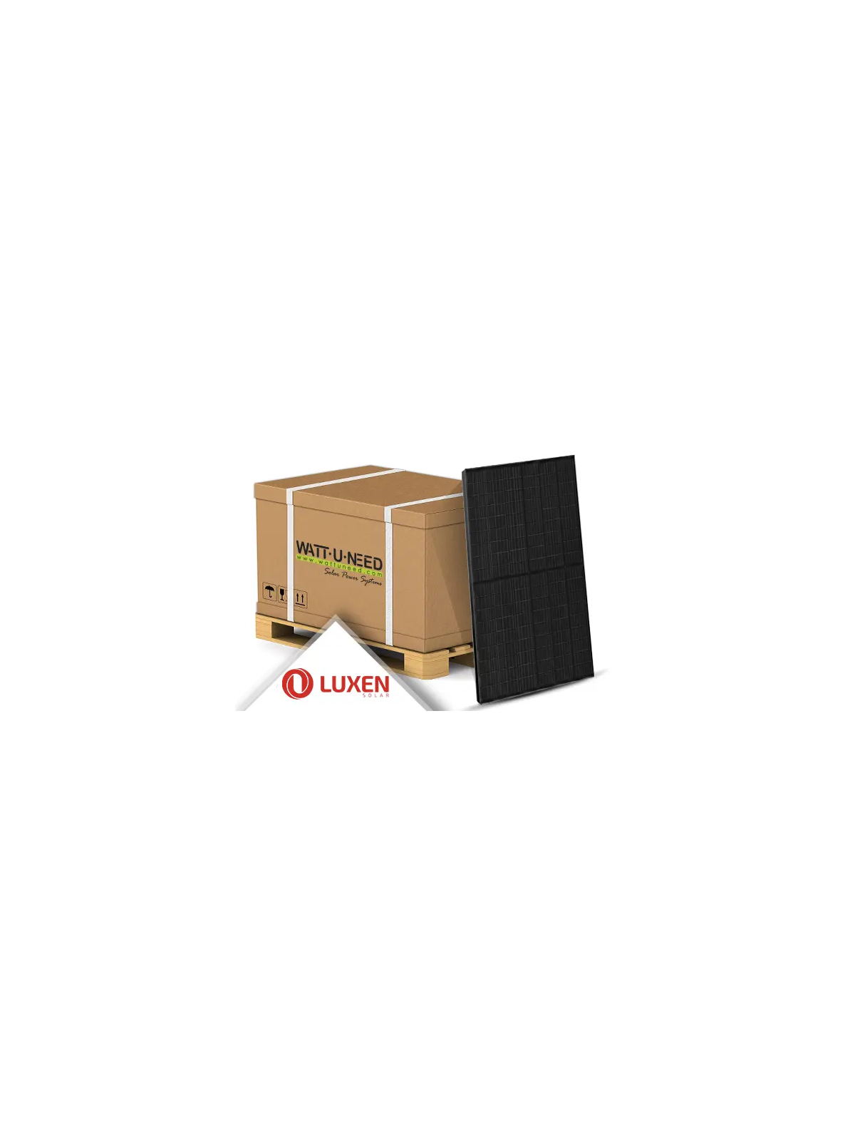 Palette 37X Luxen LUXNERI-serie N5 N-type 500 Wp bifaciale