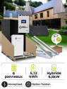 Zonne-energieset voor eigen gebruik 2,7 kWp – Mono 6,5 kW – Accu 5,12 kWh