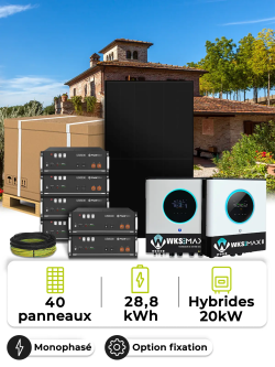 Solar-Kit Inselanlage 18,0 kWp – Mono 20 kW – Batterie 4,80 kWh