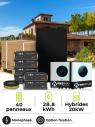 Kit Solaire Site Isolé 18,0 kWc – Mono 20 kW – Batterie 4,80 kWh